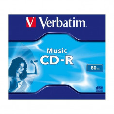 Mediu optic Verbatim BLANK CD-R MUSIC 80MIN foto