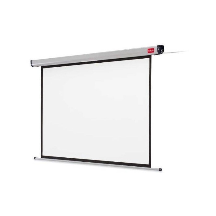 Ecran de proiectie NOBO pe perete 200 x 135 cm format 16:10 alb mat foto mare Ecran de proiectie NOBO pe perete 200 x 135 cm format 16:10 alb mat foto mare