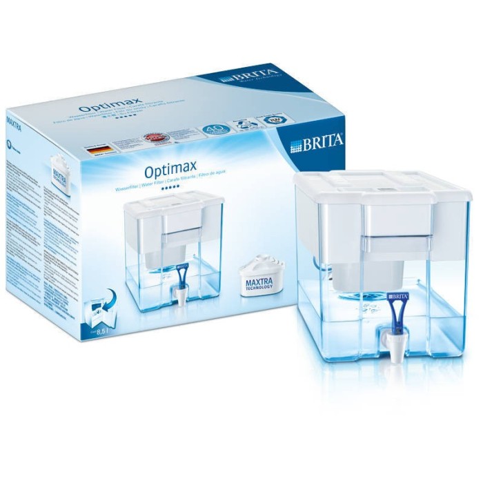 Recipient filtrant Brita Optimax 8.5 l alb foto mare Recipient filtrant Brita Optimax 8.5 l alb foto mare