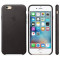 Husa Protectie Spate Apple Leather Case Black pentru iPhone 6s plus