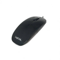 Mouse Logilink Optical flat Black foto