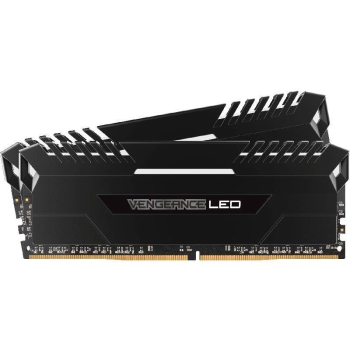 Memorie Corsair Vengeance LED White 32GB DDR4 3000 MHz CL15 Dual Channel Kit foto mare Memorie Corsair Vengeance LED White 32GB DDR4 3000 MHz CL15 Dual Channel Kit foto mare