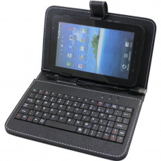 Husa tableta Utok protectie cu tastatura 7- 8 inch 7210N Black foto