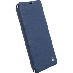 Husa Flip Cover Krusell 75786 Agenda Malmo Stand MFX Albastru pentru Sony Xperia T3 foto