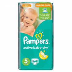 Scutece PAMPERS Active Baby 5 Giant Pack 64 buc foto