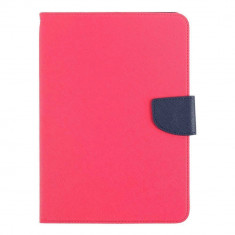 Husa tableta Goospery Fancy Diary Hot Pink Navy pentru Samsung Galaxy Tab4 7.0 foto