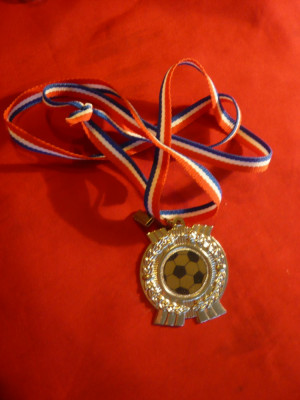 Medalie Fotbal - decernata Cupa Amfora 2008 Iugoslavia, h= 6 cm ,metal si email foto