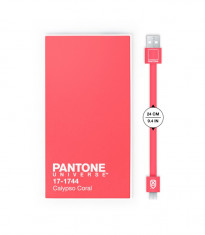 Baterie Externa Case Scenario Pantone Calypso 3000 mAh Micro USB Roz foto