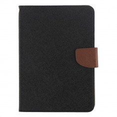 Husa tableta Goospery Fancy Diary Brown Black pentru Samsung Galaxy Tab3 10.1 foto