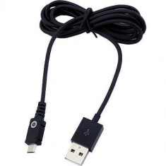 Cablu de date Muvit microUSB 1.2m Negru foto