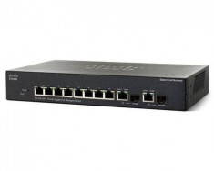 Switch Cisco SG 300-10 Layer layer 3 10 porturi foto