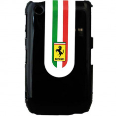 Husa Protectie Spate Ferrari Festbbbl Stradale neagra pentru Blackberry 8520 foto