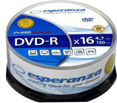 Mediu optic Esperanza DVD-R 4.7GB 16x 25 bucati foto