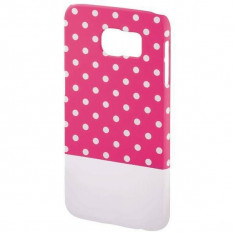 Husa Protectie Spate Hama Lovely Dots Pink / White pentru Samsung Galaxy S6 foto