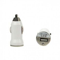 Incarcator auto Qoltec 5W 1 x USB White foto