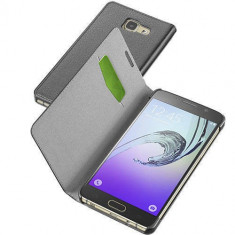 Husa Flip Cover Cellularline BOOKESSGALA716K Agenda Essential Negru pentru Samsung Galaxy A7 2016 foto