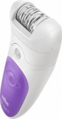 Epilator Braun SE5541 Wet &amp;amp; Dry 28 pensete Alb/Mov foto