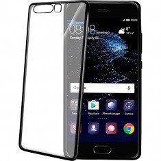 Husa Protectie Spate Celly LASER644BK Negru pentru HUAWEI P10 foto