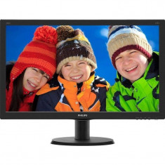 Monitor LED Philips 240V5QDSB/00 23.8 inch 5ms Black foto