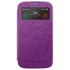 Husa Flip Cover Goospery Viva Window Purple pentru LG G3 foto