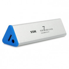 Hub USB SSK SHU370 Active foto