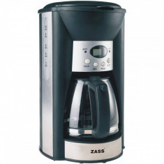 Cafetiera digitala Zass ZCM 03 T 1000 W 1.25 litri Neagra foto