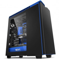 Carcasa NZXT H440 Matte Black Blue Window foto