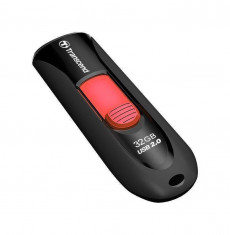 Memorie USB Transcend Jetflash 590 32GB USB 2.0 negru / rosu foto