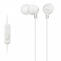 Casti Sony MDR-EX15AP white foto