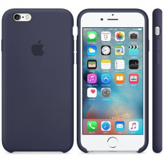 Husa Protectie Spate Apple Silicone Case Albastru Midnight pentru tiPhone 6s plus foto