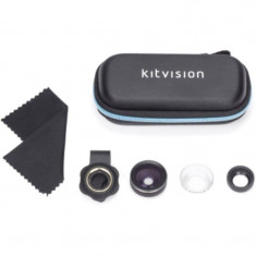 Set lentile Kitvision KV21LENS 2 in 1 Macro si Fish-eye foto