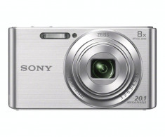 Camera foto compacta Sony Cyber-shot DSC-W830 20.1 Mpx zoom optic 8x Argintiu foto