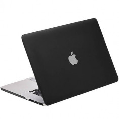 Carcasa de protectie LENTION Sand Series Black pentru Macbook Air 11 inch foto