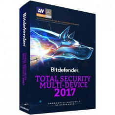 BitDefender Total Security 2017 Retail 1 an 3 useri licenta noua foto
