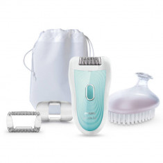 Epilator Philips HP6521/01 SatinSoft 2 viteze alb / verde foto