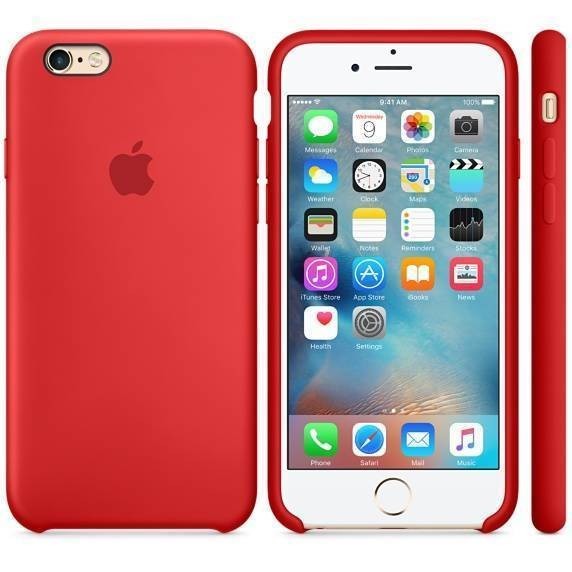 Husa Protectie Spate Apple Silicone Case Rosie pentru tiPhone 6s plus foto mare Husa Protectie Spate Apple Silicone Case Rosie pentru tiPhone 6s plus foto mare