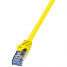 Cablu retea Logilink Patch Cat 6A 10G S/FTP PIMF PrimeLine 1.5m galben foto