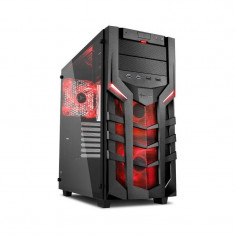 Carcasa Sharkoon DG7000-G Red Tempered Glass foto