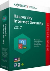 Kaspersky Internet Security 2017 1USERI 1AN+3LUNI NEW RETAIL foto