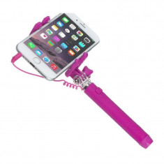 Selfie Stick Kitvision KVPKSSWPI roz extensibil de buzunar cu control actionare shutter pe fir foto