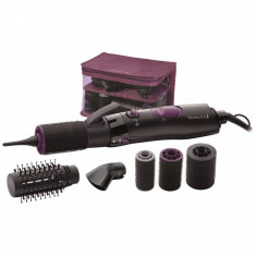 Ondulator Remington Airstyler cu bigudiuri AS7055 800W negru/mov foto