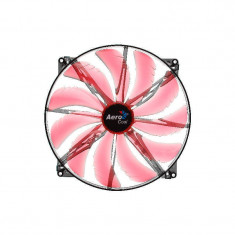 Ventilator Aerocool Silent Master Red LED 200 mm foto