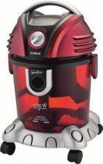 Aspirator cu filtrare prin apa Samus Aquafilter 1550W Rosu foto