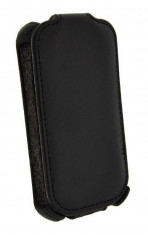 Husa Flip Cover Blautel KLSGYD 4-OK Klap neagra pentru Samsung Galaxy Y Duos GT S6102 foto
