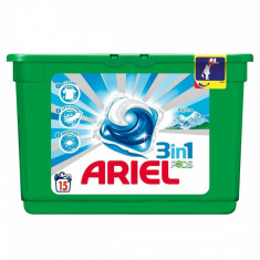 Capsule de detergent gel Ariel Pods Alpin 15*29.9ml foto