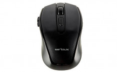Mouse Serioux wireless PASTEL600 USB BLACK foto