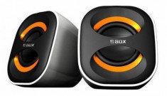 Sistem audio 2.0 SBox SBOX E2N 4W foto