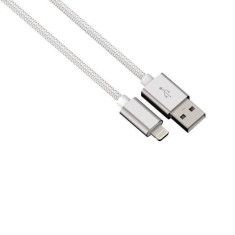 Cablu de date Hama 80528 ColorLine Lightning pentru iPhone 1m alb foto