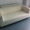 Canapea 2 locuri Ikea KLIPPAN - husa alba