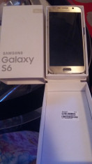 Vand Telefon Samsung S6 32GB, Culoare Auriu cu Garantie foto